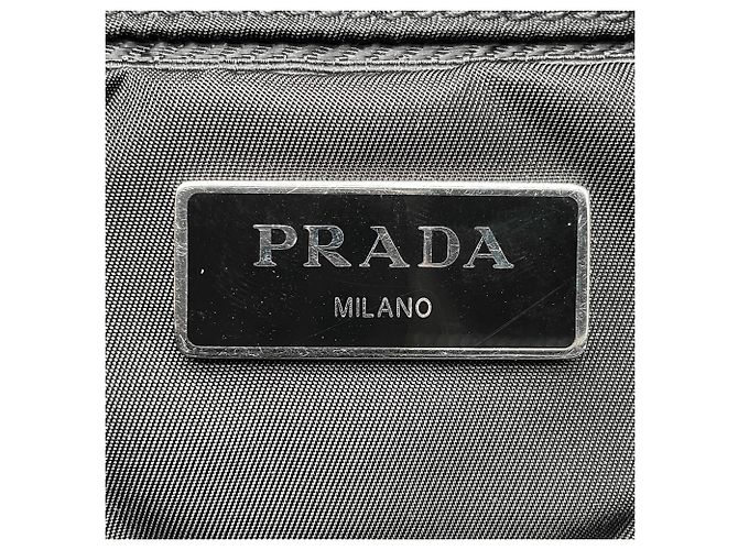 Borsa Tote in Re-Nylon Imbottito Prada Nero - vista 10