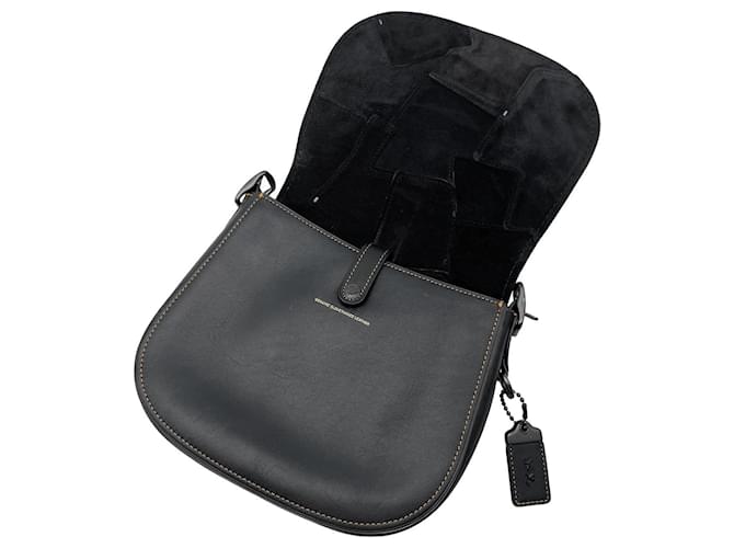 COACH Saddlebag Varsity Patchwork Schultertasche Braun Schwarz Blau - Ansicht 6