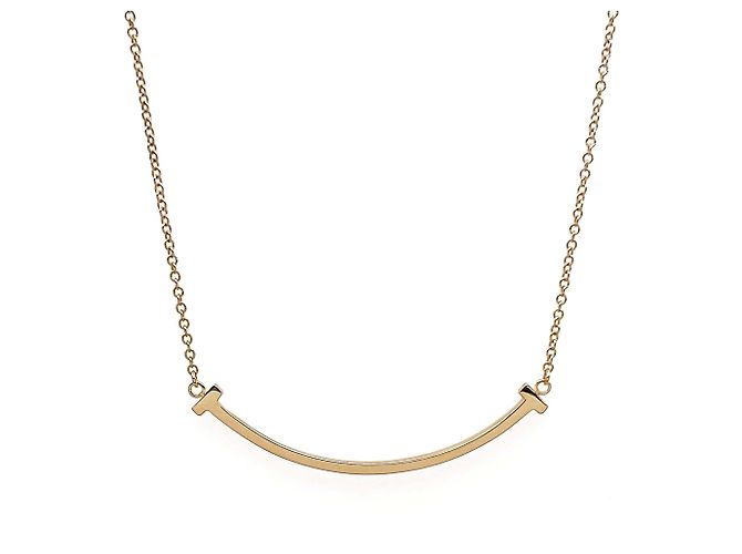 Pendente collana Tiffany T Smile Small Tiffany & Co. in oro rosa K18PG D'oro - vista 2