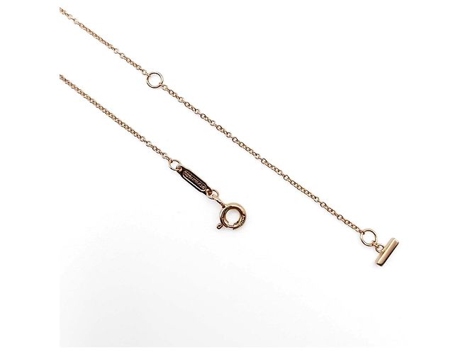 Pendente collana Tiffany T Smile Small Tiffany & Co. in oro rosa K18PG D'oro - vista 5