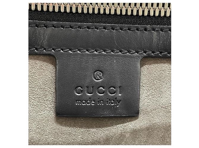 Zaino Gucci GG in pelle nera Nero - vista 10