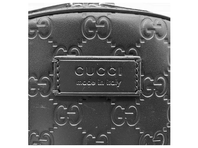 Zaino Gucci GG in pelle nera Nero - vista 11