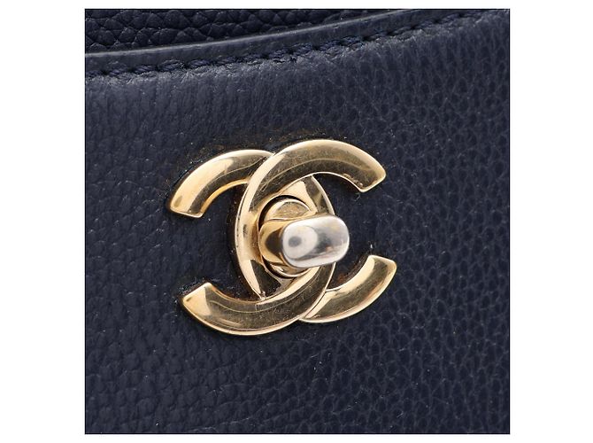 Borsa Tote Chanel Neo Executive Blu navy - vista 10