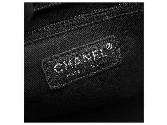 Borsa Tote Chanel Paris New York Line Nero - vista 4