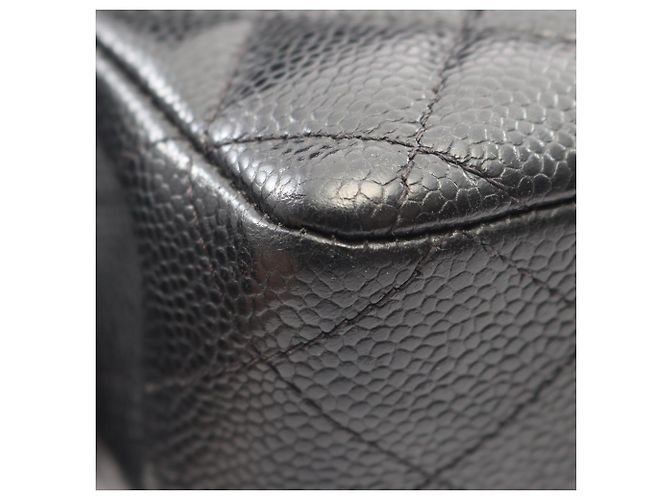 Borsa a tracolla Chanel Matelassé Double Flap Nero - vista 6