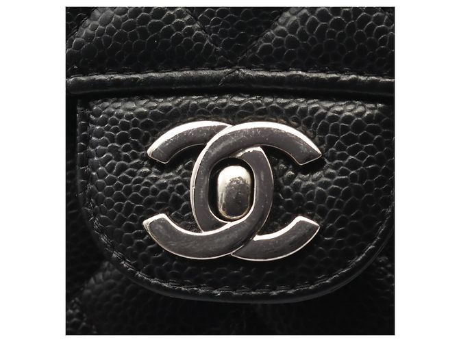 Borsa a tracolla Chanel Matelassé Double Flap Nero - vista 8