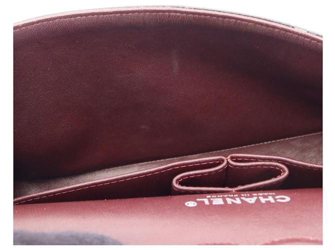 Borsa a Spalla Chanel Matelassé Double Flap Nero - vista 6