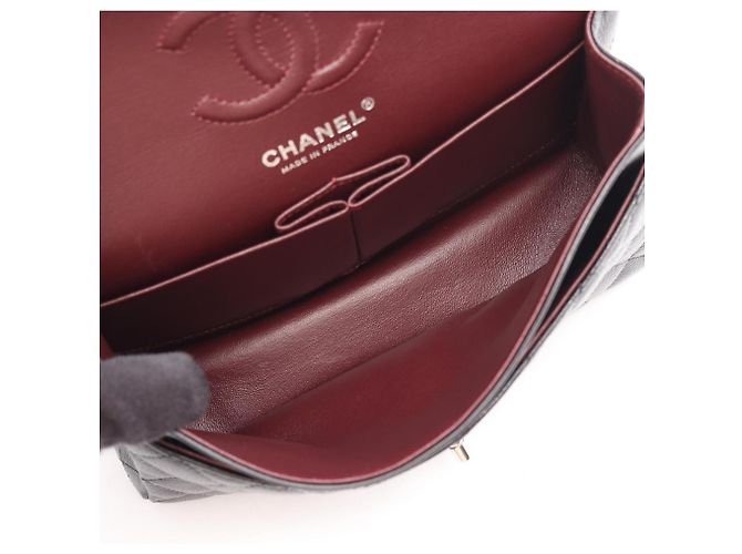 Borsa a tracolla Chanel Matelassé Double Flap Nero - vista 3