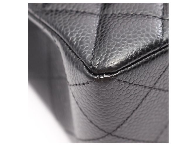 Borsa a tracolla Chanel Matelassé Double Flap Nero - vista 7