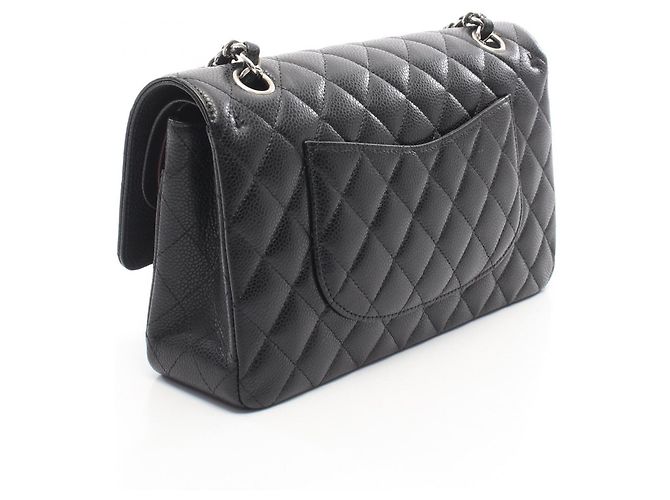 Bolso de hombro Chanel Matelassé Double Flap Negro - vista 2
