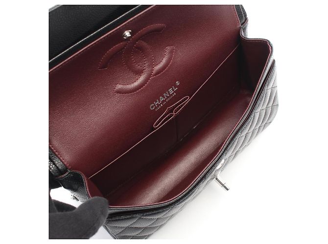 Bolso de hombro Chanel Matelassé Double Flap Negro - vista 3