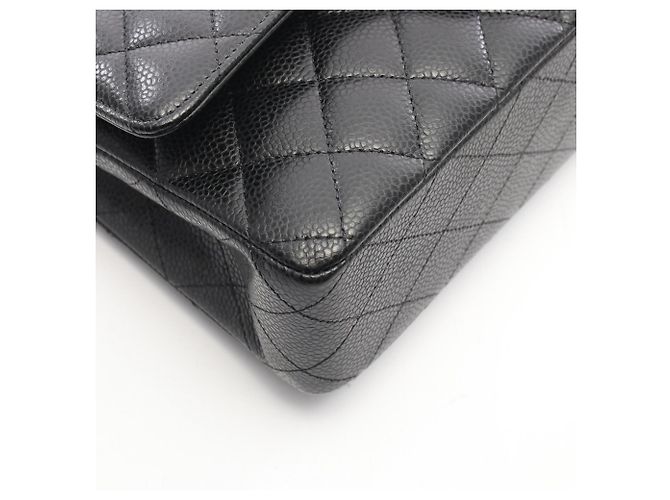 Bolso de hombro Chanel Matelassé Double Flap Negro - vista 6