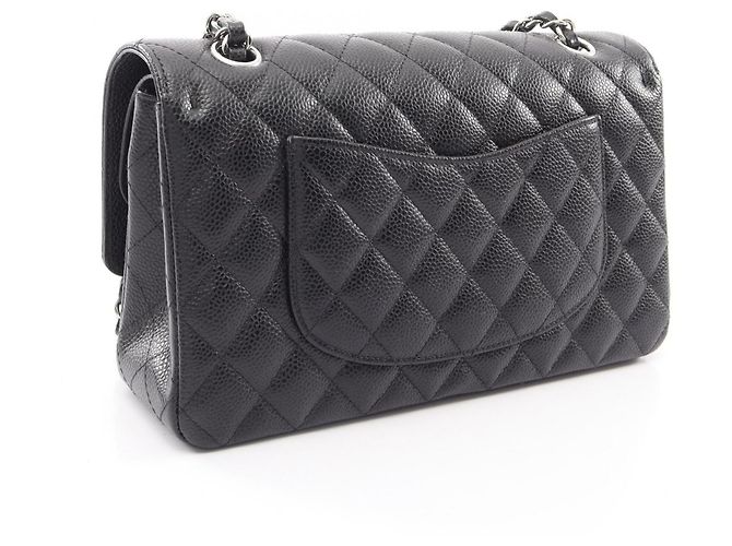 Borsa a tracolla Chanel Matelassé Double Flap Nero - vista 2