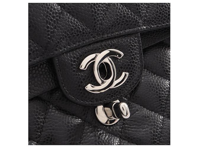 Borsa a tracolla Chanel Matelassé Double Flap Nero - vista 7