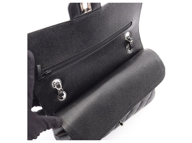 Borsa a tracolla Chanel Matelassé Double Flap Nero - vista 8
