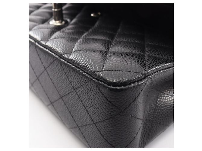 Borsa a tracolla Chanel Matelassé Double Flap Nero - vista 9