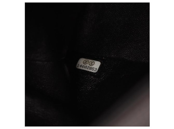 Borsa a tracolla Chanel Matelassé Double Flap in nero - vista 5