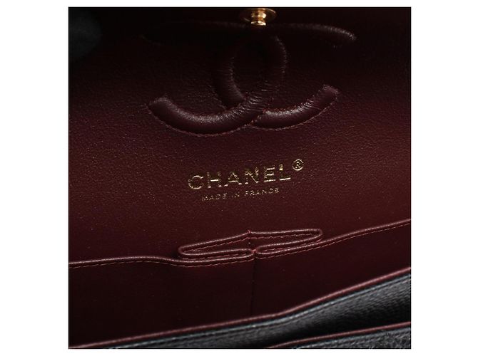 Borsa a Spalla Chanel Matelassé Double Flap Nero - vista 4