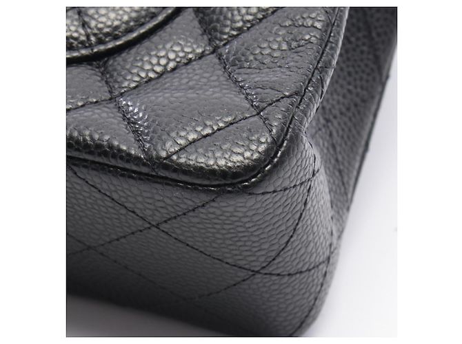 Borsa a Spalla Chanel Matelassé Double Flap Nero - vista 8