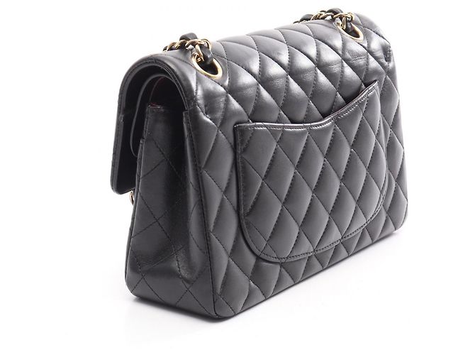 Borsa a tracolla Chanel Matelassé Double Flap Nero - vista 2