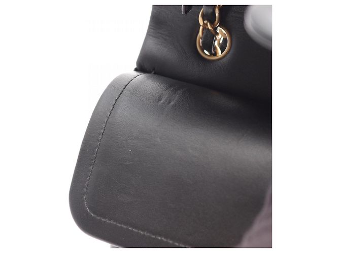 Borsa a Spalla Chanel Matelassé Egyptian Charm Double Flap Nero - vista 6