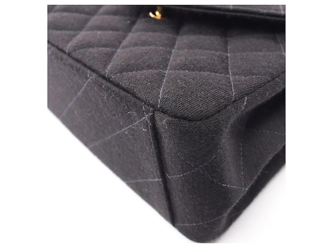 Timeless Borsa Chanel Matelassé in cotone nero - vista 6