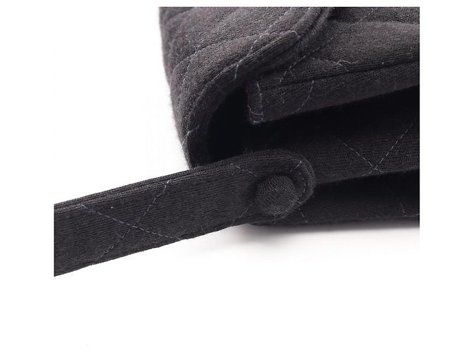 Timeless Borsa Chanel Matelassé in cotone nero - vista 8