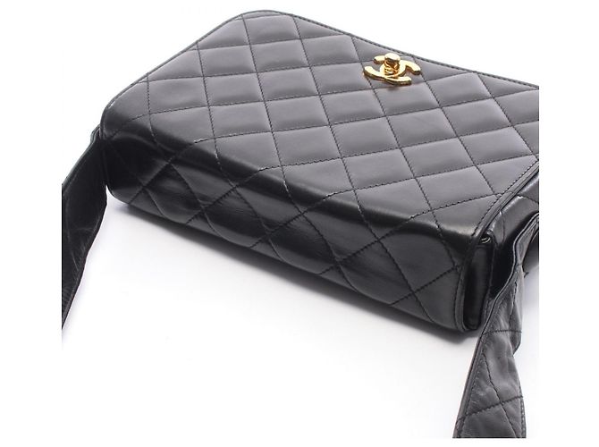 Borsa a Spalla Chanel Matelassé Nero - vista 10