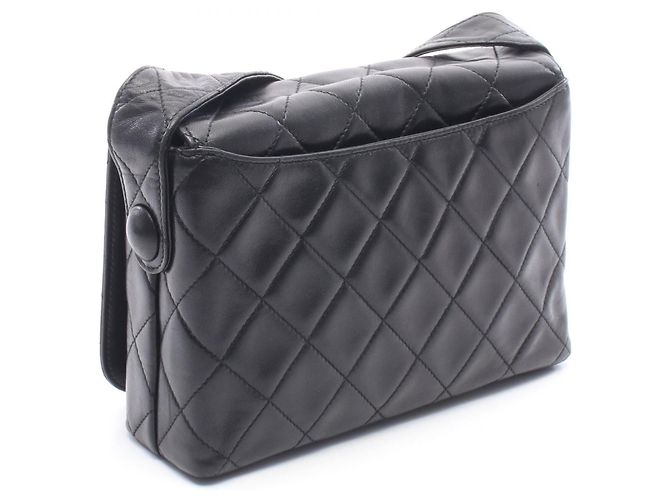 Borsa a Spalla Chanel Matelassé Nero - vista 2