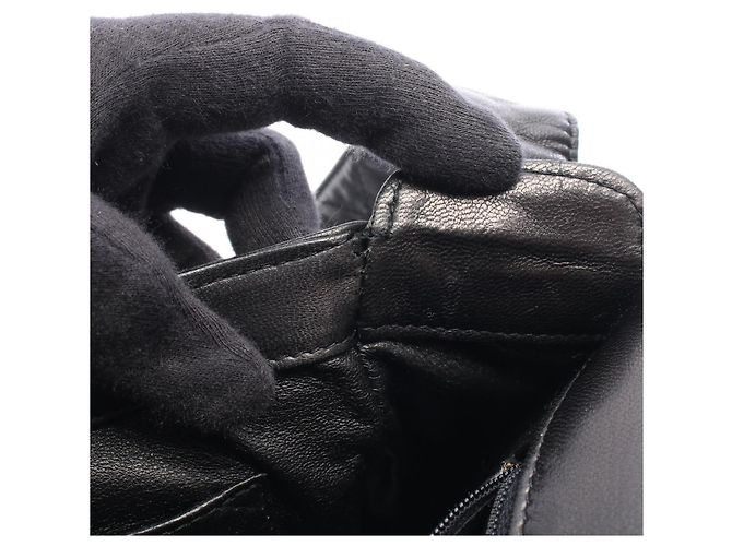 Borsa a Spalla Chanel Matelassé Nero - vista 8