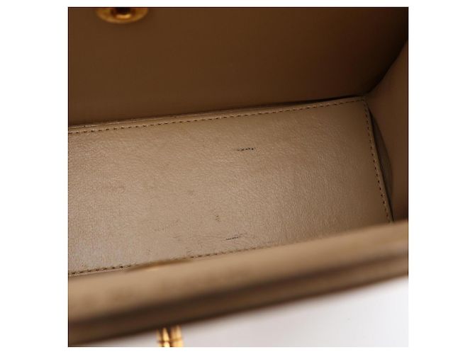 Borsa a Spalla Chanel Matelassé Beige - vista 14
