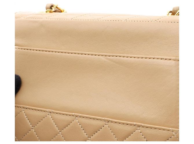 Borsa a Spalla Chanel Matelassé Beige - vista 6