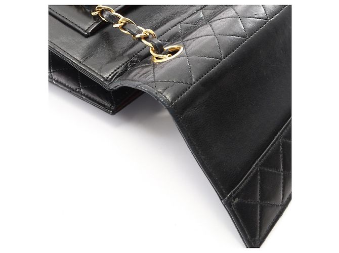 Timeless Borsa a tracolla in pelle matelassé Chanel Nero - vista 10