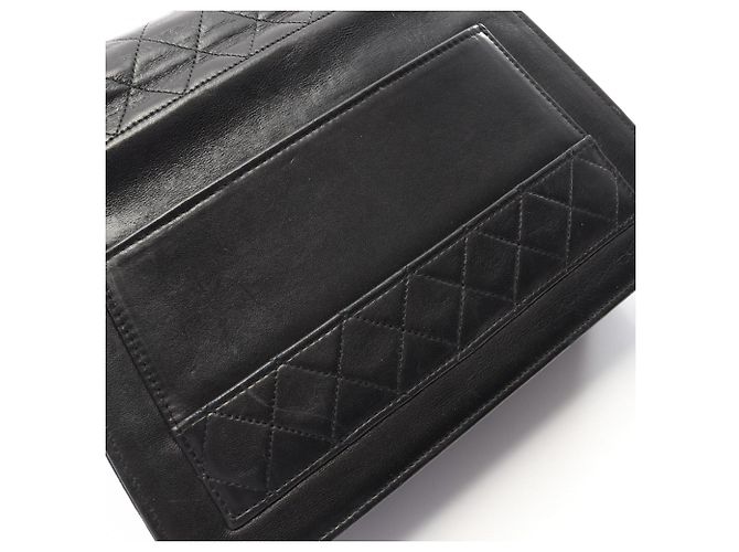 Timeless Borsa a tracolla in pelle matelassé Chanel Nero - vista 11