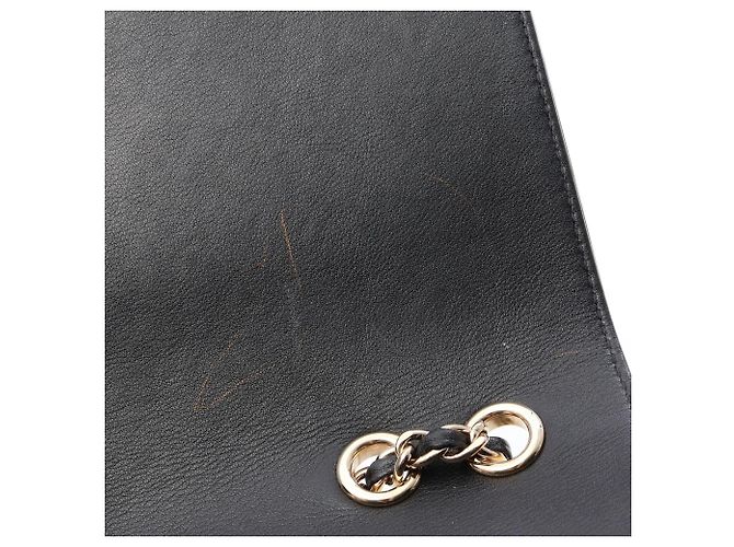Borsa a mano Chanel Matelassé in pelle nera Nero - vista 9