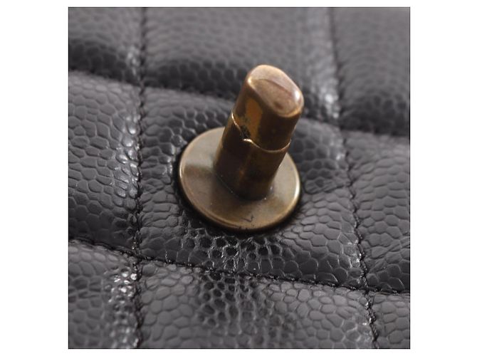 Borsa a Spalla con Catena Chanel Matelassé Single Flap Nero - vista 10