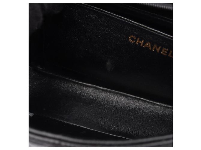 Borsa a Spalla con Catena Chanel Matelassé Single Flap Nero - vista 11