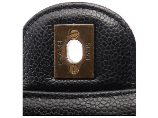 Borsa a Spalla con Catena Chanel Matelassé Single Flap Nero - vista 14