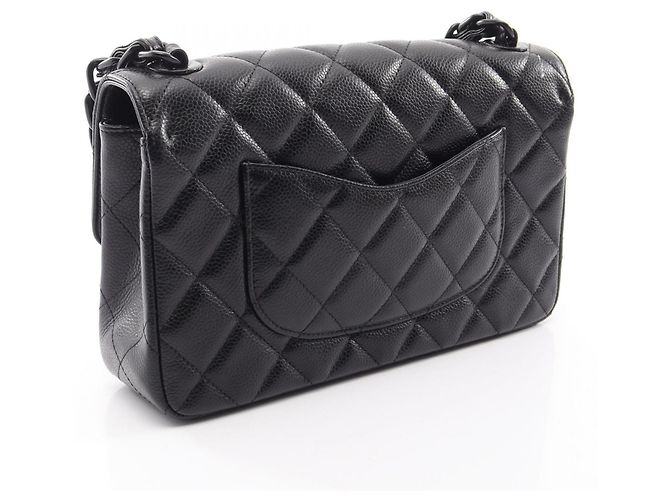 Borsa a Spalla con Catena Chanel Matelassé Single Flap Nero - vista 2