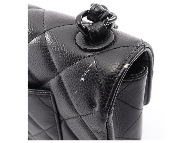 Borsa a Spalla con Catena Chanel Matelassé Single Flap Nero - vista 6