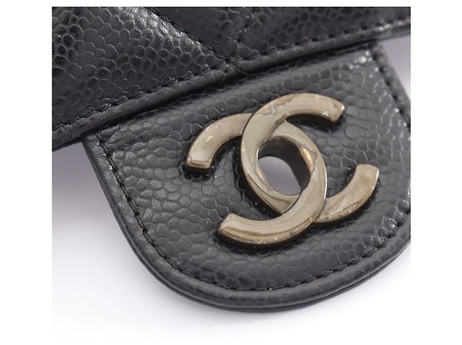 Borsa a Spalla con Catena Chanel Matelassé Single Flap Nero - vista 9