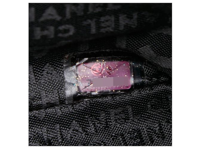Borsa Tote Chanel Coco Mark Chocolate Bar Nero - vista 9
