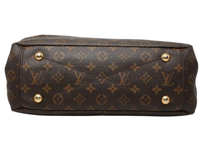 Borsa Louis Vuitton Monogram Pallas MM Marrone Rosso - vista 3