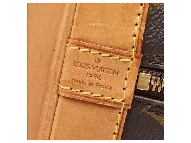 Borsa Louis Vuitton Monogram Alma PM Marrone - vista 11
