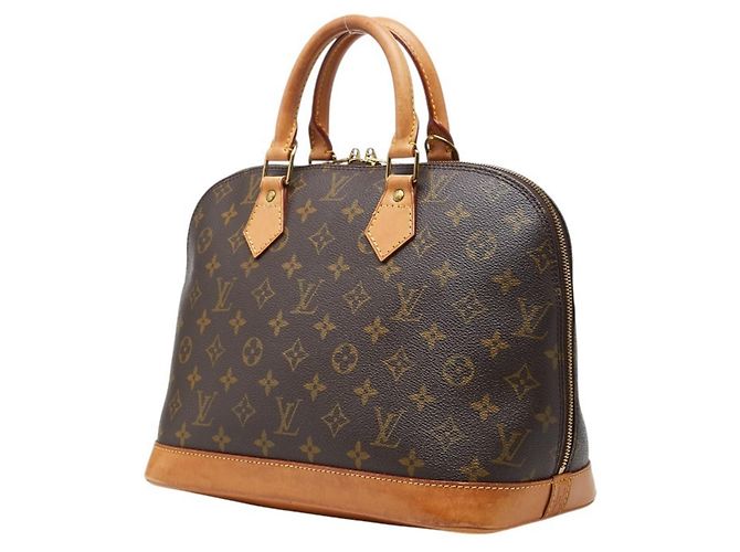 Borsa Louis Vuitton Monogram Alma PM Marrone - vista 2