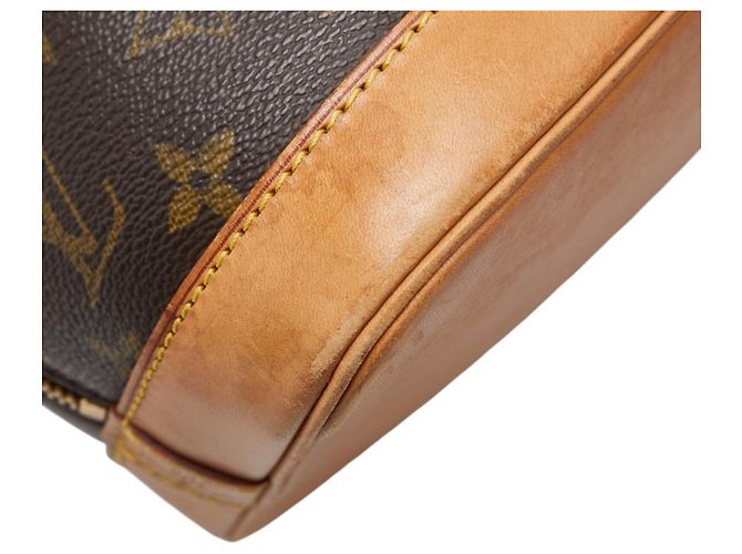 Borsa Louis Vuitton Monogram Alma PM Marrone - vista 5