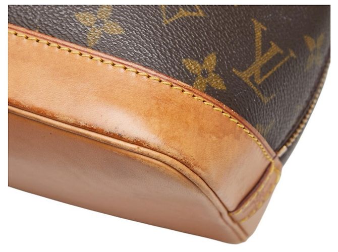 Borsa Louis Vuitton Monogram Alma PM Marrone - vista 6