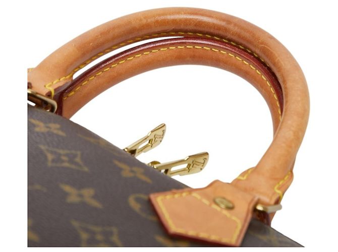 Borsa Louis Vuitton Monogram Alma PM Marrone - vista 8
