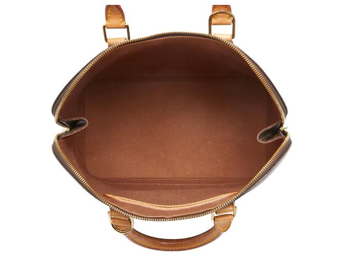 Borsa Louis Vuitton Monogram Alma PM Marrone - vista 9