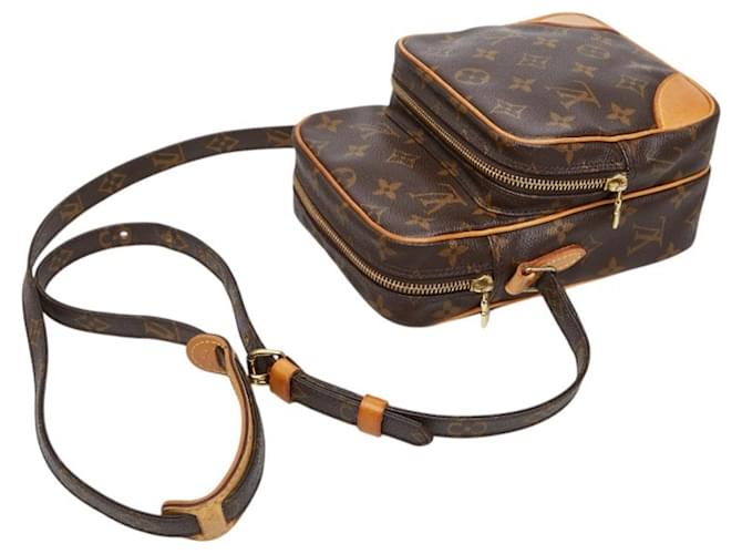 Borsa a tracolla Louis Vuitton Monogram Amazon Marrone - vista 8